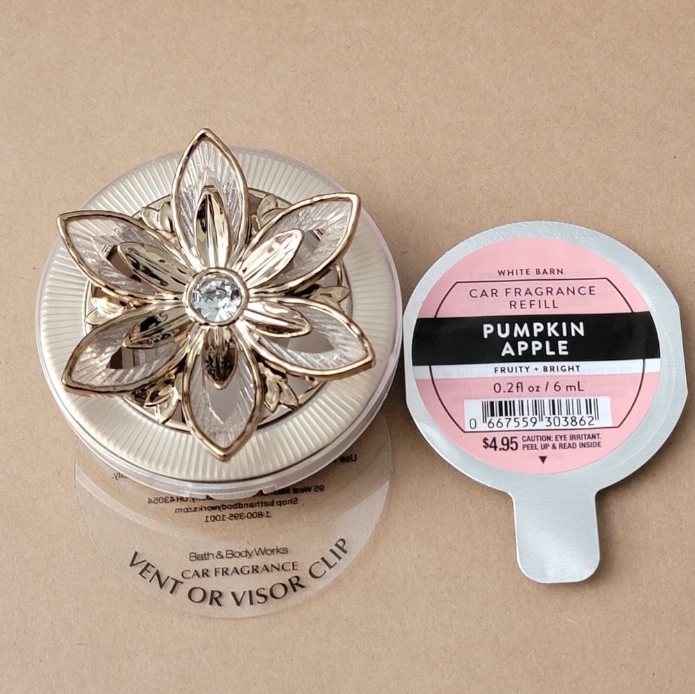 NWT! BBW Flower Vent/Visor Clip